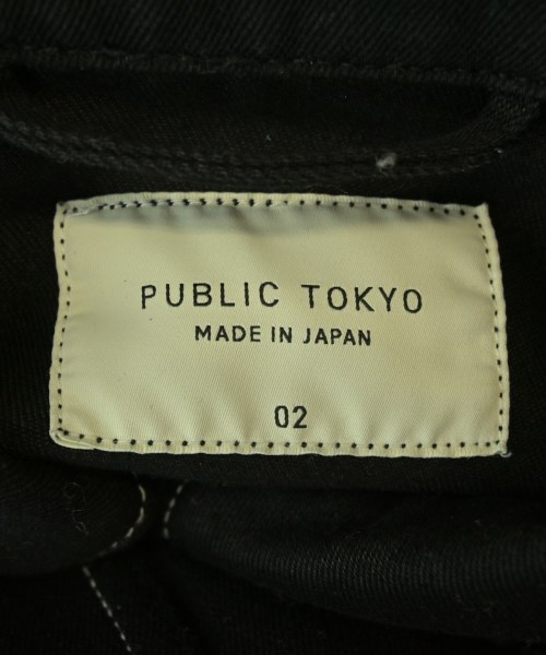 PUBLIC TOKYO（パブリック　トウキョウ）デニムジャケット 黒 サイズ:2(M位) メンズ/2200685140048