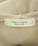 PUBLIC TOKYO（パブリック　トウキョウ）ニット・セーター ベージュ サイズ:2(M位) メンズ/2200681834019
