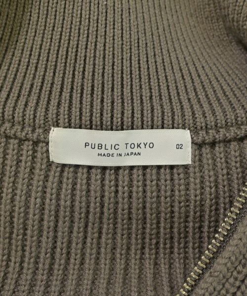 PUBLIC TOKYO（パブリック　トウキョウ）カーディガン カーキ サイズ:2(M位) メンズ/2200689845079