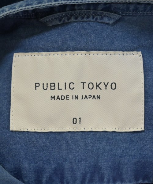 PUBLIC TOKYO（パブリック　トウキョウ）カジュアルシャツ 青 サイズ:1(XS位) メンズ/2200691637082