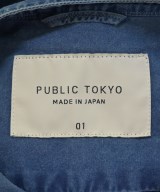 PUBLIC TOKYO（パブリック　トウキョウ）カジュアルシャツ 青 サイズ:1(XS位) メンズ/2200691637082