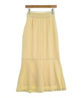 PUBLIC TOKYO（パブリック　トウキョウ）ロング・マキシ丈スカート 黄 サイズ:F レディース/2200626231101