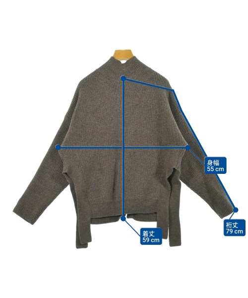 PUBLIC TOKYO（パブリック　トウキョウ）ニット・セーター 茶 サイズ:F レディース/2200624403043