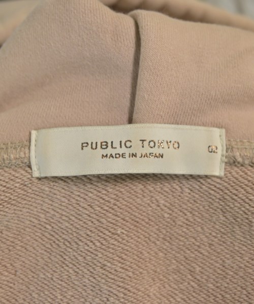 PUBLIC TOKYO（パブリック　トウキョウ）パーカー ベージュ サイズ:02(M位) レディース/2200625442119