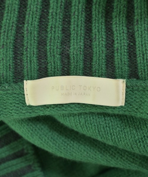 PUBLIC TOKYO（パブリック　トウキョウ）ニット・セーター 緑 サイズ:F レディース/2200626492052