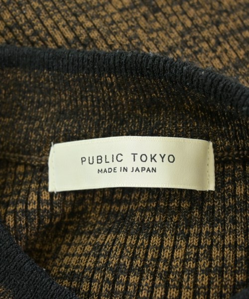 PUBLIC TOKYO（パブリック　トウキョウ）ワンピース 茶 サイズ:F レディース/2200636724068