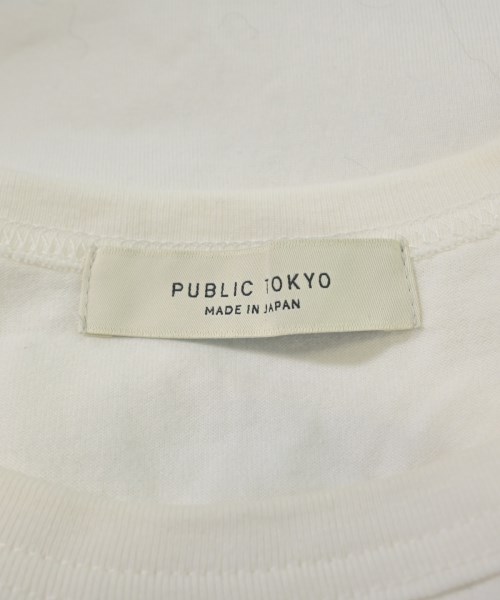 PUBLIC TOKYO（パブリック　トウキョウ）Tシャツ・カットソー 白 サイズ:F レディース/2200625757329