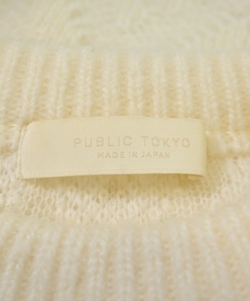PUBLIC TOKYO（パブリック　トウキョウ）ニット・セーター 白 サイズ:F レディース/2200643210110