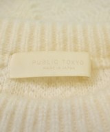 PUBLIC TOKYO（パブリック　トウキョウ）ニット・セーター 白 サイズ:F レディース/2200643210110