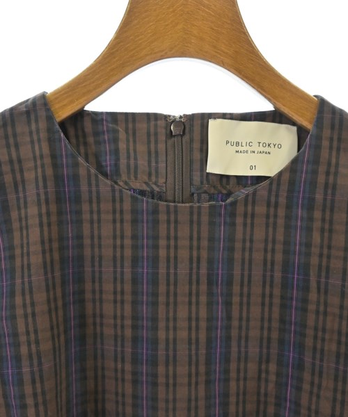 PUBLIC TOKYO（パブリック　トウキョウ）ブラウス 茶 サイズ:1(S位) レディース/2200640576080