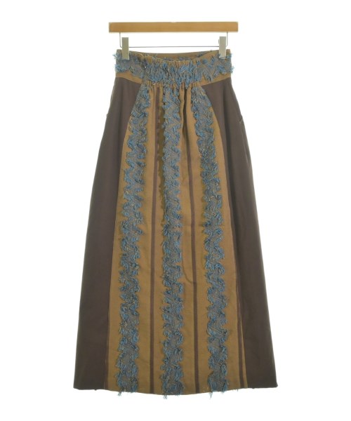 PUBLIC TOKYO（パブリック　トウキョウ）ロング・マキシ丈スカート 茶 サイズ:-(M位) レディース/2200643655027