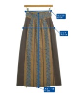 PUBLIC TOKYO（パブリック　トウキョウ）ロング・マキシ丈スカート 茶 サイズ:-(M位) レディース/2200643655027