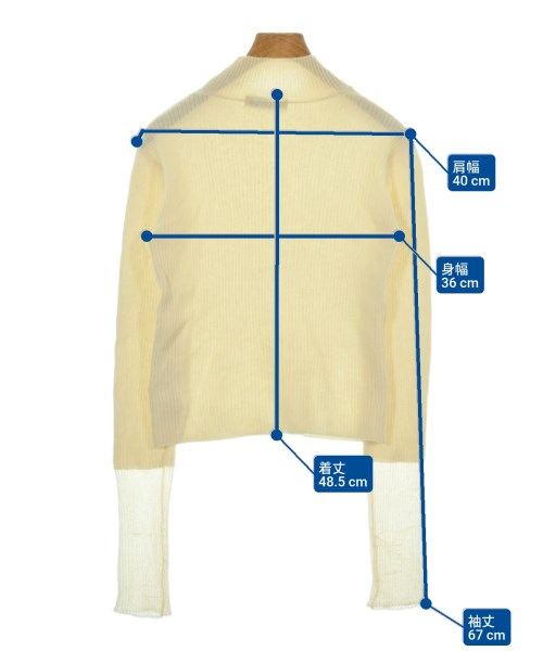 PUBLIC TOKYO（パブリック　トウキョウ）ニット・セーター 白 サイズ:F レディース/2200624826026