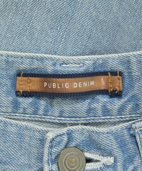 PUBLIC TOKYO（パブリック　トウキョウ）デニムパンツ 青 サイズ:4(XL位) レディース/2200629029088