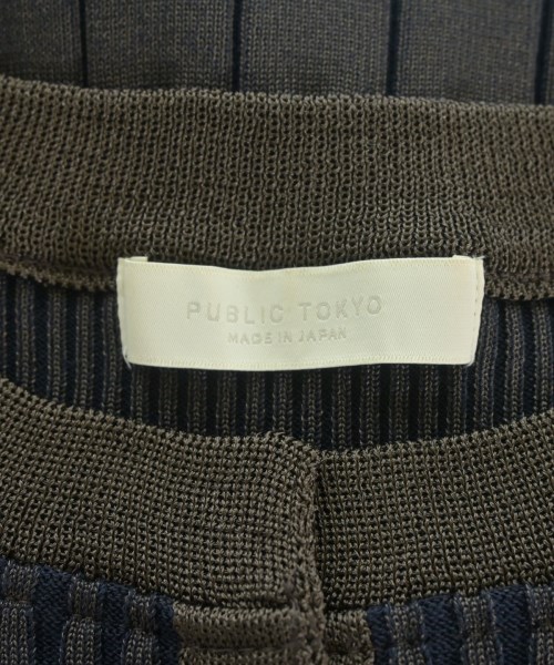 PUBLIC TOKYO（パブリック　トウキョウ）ワンピース 茶 サイズ:F レディース/2200617555056