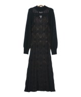 PUBLIC TOKYO（パブリック　トウキョウ）ワンピース 黒 サイズ:F レディース/2200617955054