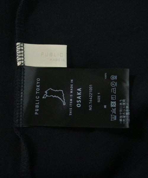 PUBLIC TOKYO（パブリック　トウキョウ）Tシャツ・カットソー 黒 サイズ:1(S位) レディース/2200611887016