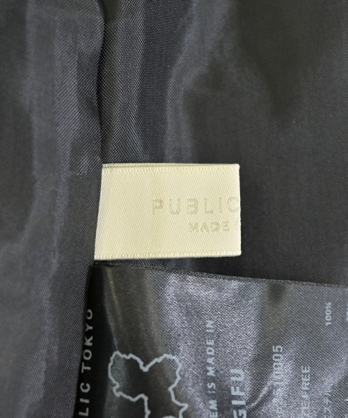 PUBLIC TOKYO（パブリック　トウキョウ）ワンピース 黒 サイズ:F レディース/2200610309113