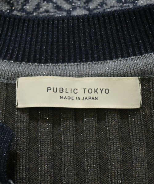 PUBLIC TOKYO（パブリック　トウキョウ）ニット・セーター 紺 サイズ:F レディース/2200615996011