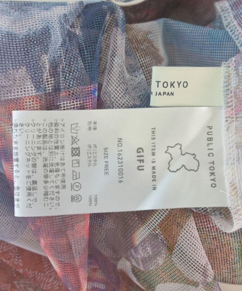 PUBLIC TOKYO（パブリック　トウキョウ）ワンピース 赤 サイズ:F レディース/2200616564011