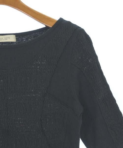 PUBLIC TOKYO（パブリック　トウキョウ）Tシャツ・カットソー 黒 サイズ:1(S位) レディース/2200616564035