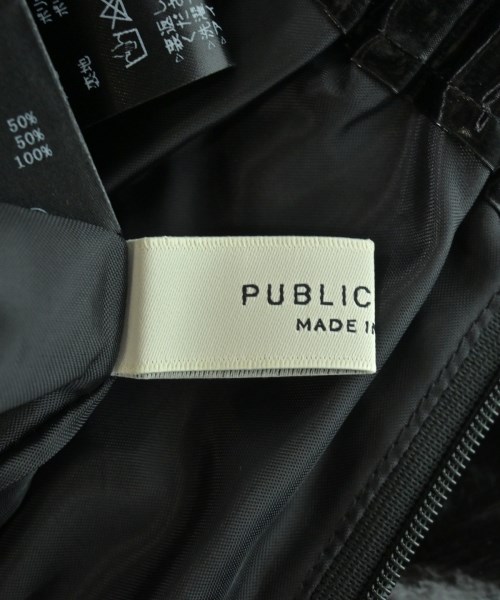PUBLIC TOKYO（パブリック　トウキョウ）ロング・マキシ丈スカート 黒 サイズ:F レディース/2200606777193