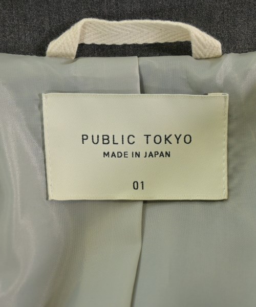 PUBLIC TOKYO（パブリック　トウキョウ）テーラードジャケット グレー サイズ:1(S位) レディース/2200608614014