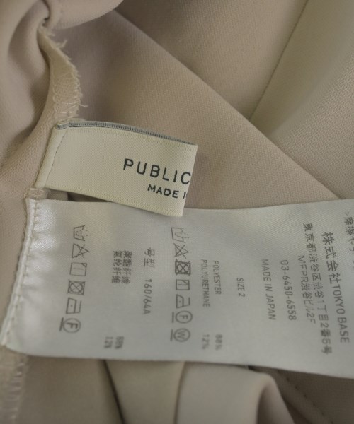 PUBLIC TOKYO（パブリック　トウキョウ）その他 ベージュ サイズ:2(M位) レディース/2200669046014