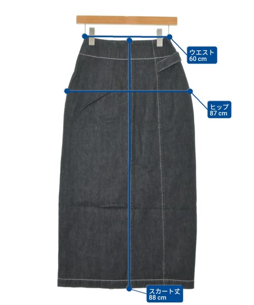 PUBLIC TOKYO（パブリック　トウキョウ）ロング・マキシ丈スカート 黒 サイズ:1(S位) レディース/2200676839081