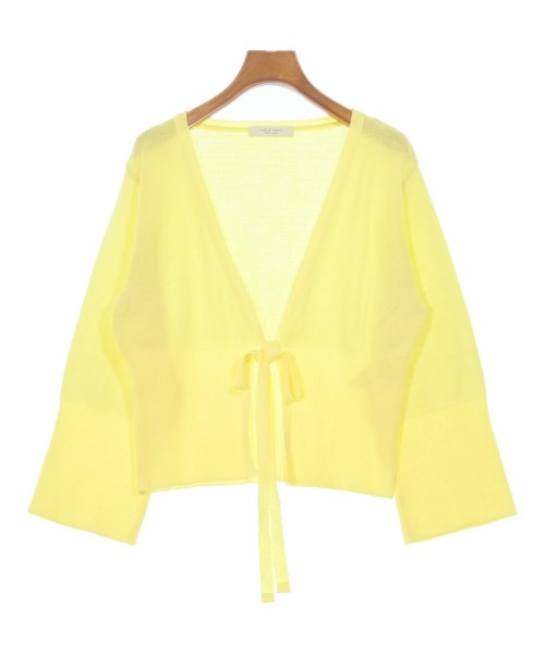 PUBLIC TOKYO(パブリック　トウキョウ)カーディガン 黄 サイズ:F/2200677714288