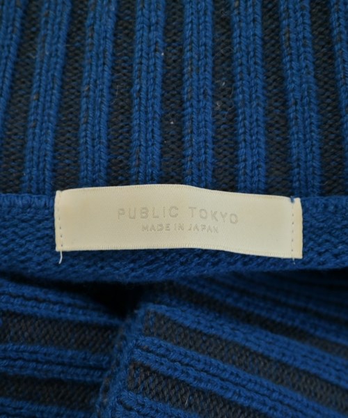 PUBLIC TOKYO（パブリック　トウキョウ）ニット・セーター 青 サイズ:F レディース/2200672344015
