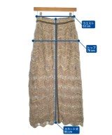 PUBLIC TOKYO（パブリック　トウキョウ）ロング・マキシ丈スカート 茶 サイズ:F レディース/2200672344022