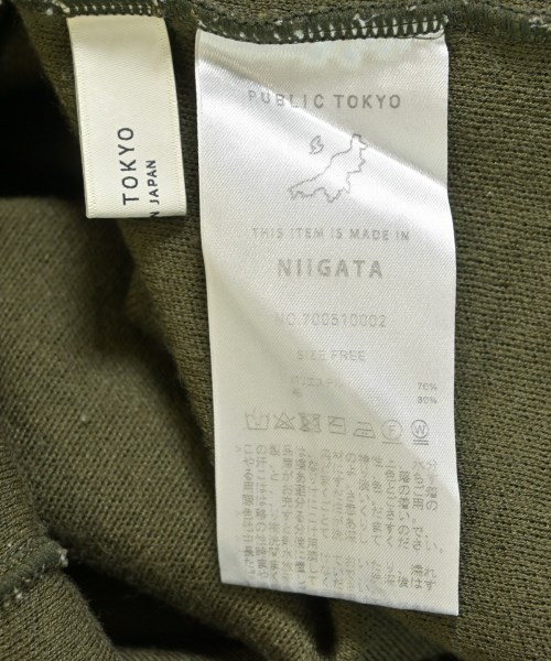 PUBLIC TOKYO（パブリック　トウキョウ）ワンピース カーキ サイズ:F レディース/2200672608032