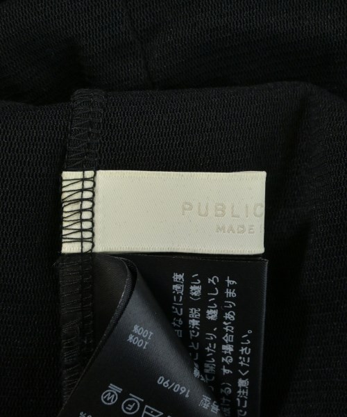 PUBLIC TOKYO（パブリック　トウキョウ）Tシャツ・カットソー 黒 サイズ:F レディース/2200677792101