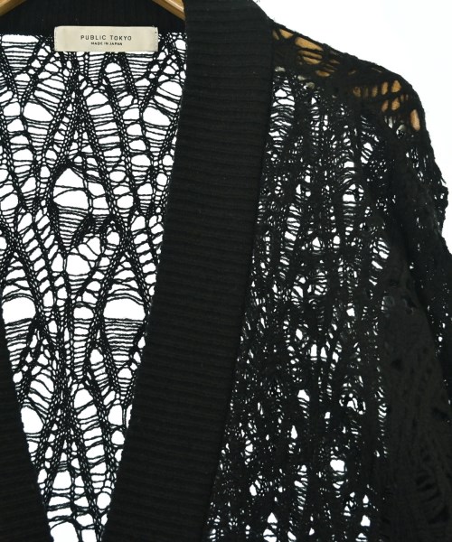 PUBLIC TOKYO（パブリック　トウキョウ）カーディガン 黒 サイズ:F レディース/2200675245043