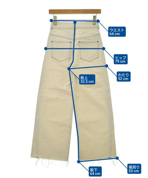 PUBLIC TOKYO（パブリック　トウキョウ）デニムパンツ 白 サイズ:1(S位) レディース/2200680248077