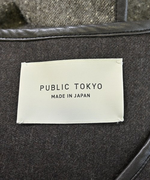 PUBLIC TOKYO（パブリック　トウキョウ）ポンチョ グレー サイズ:F レディース/2200677585017