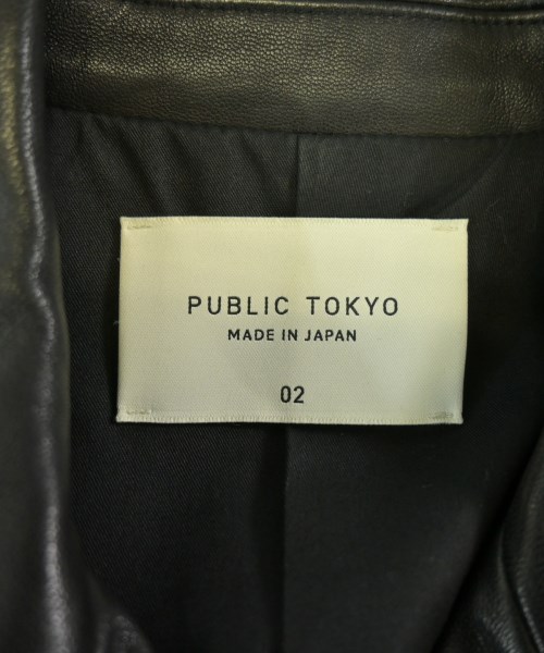 PUBLIC TOKYO（パブリック　トウキョウ）ライダース 黒 サイズ:2(M位) レディース/2200693074021