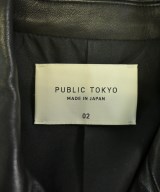 PUBLIC TOKYO（パブリック　トウキョウ）ライダース 黒 サイズ:2(M位) レディース/2200693074021