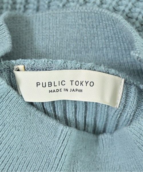 PUBLIC TOKYO（パブリック　トウキョウ）ニット・セーター 青 サイズ:F レディース/2200697881021