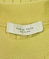 PUBLIC TOKYO（パブリック　トウキョウ）ニット・セーター 黄 サイズ:F レディース/2200696222047