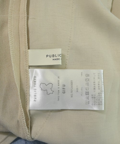 PUBLIC TOKYO（パブリック　トウキョウ）スラックス ベージュ サイズ:1(S位) レディース/2200696222085