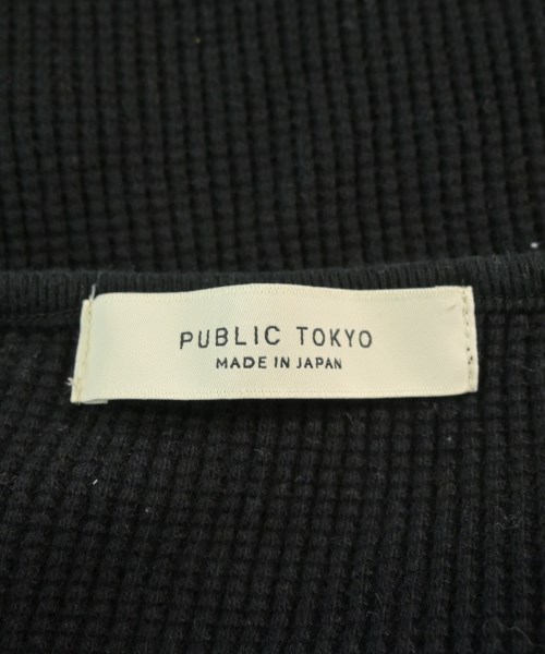 PUBLIC TOKYO（パブリック　トウキョウ）Tシャツ・カットソー 黒 サイズ:F レディース/2200697521040
