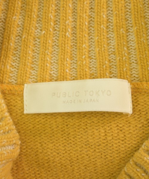 PUBLIC TOKYO（パブリック　トウキョウ）ニット・セーター 黄 サイズ:F レディース/2200699998284