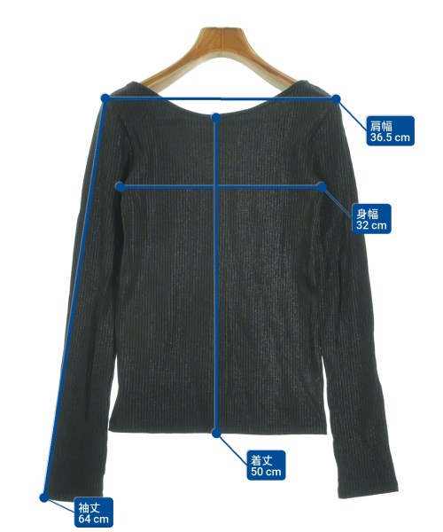 PUBLIC TOKYO（パブリック　トウキョウ）Tシャツ・カットソー 黒 サイズ:F レディース/2200656477029