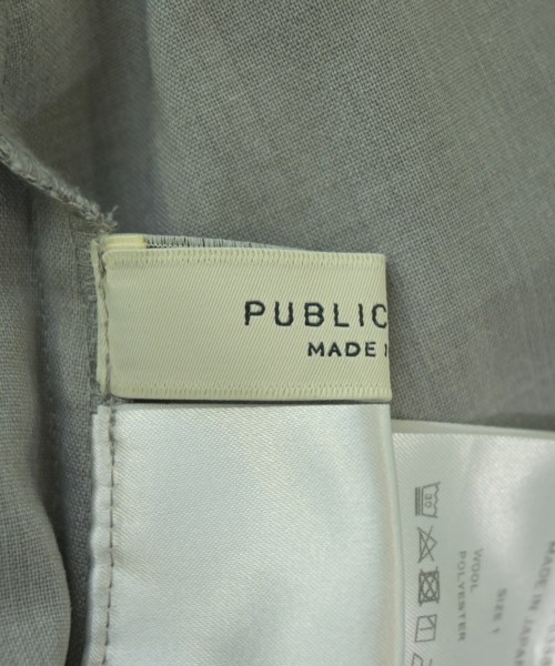 PUBLIC TOKYO（パブリック　トウキョウ）カジュアルシャツ グレー サイズ:1(S位) レディース/2200655112051