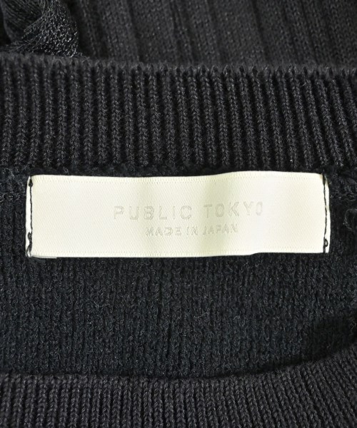 PUBLIC TOKYO（パブリック　トウキョウ）ワンピース 黒 サイズ:F レディース/2200658077029