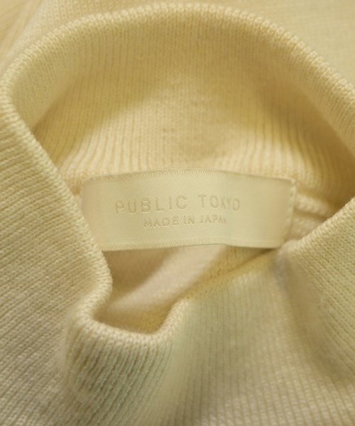 PUBLIC TOKYO（パブリック　トウキョウ）ニット・セーター 黄 サイズ:F レディース/2200659519054