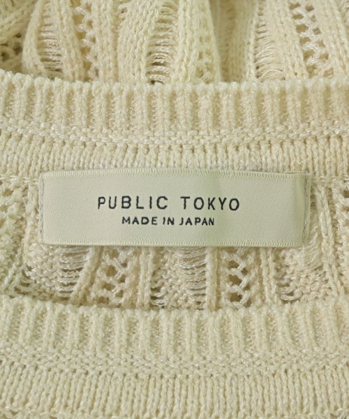 PUBLIC TOKYO（パブリック　トウキョウ）ニット・セーター 白 サイズ:F レディース/2200711362055
