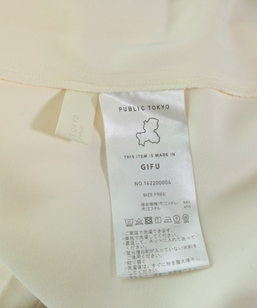 PUBLIC TOKYO（パブリック　トウキョウ）ブラウス 白 サイズ:F レディース/2200633598020